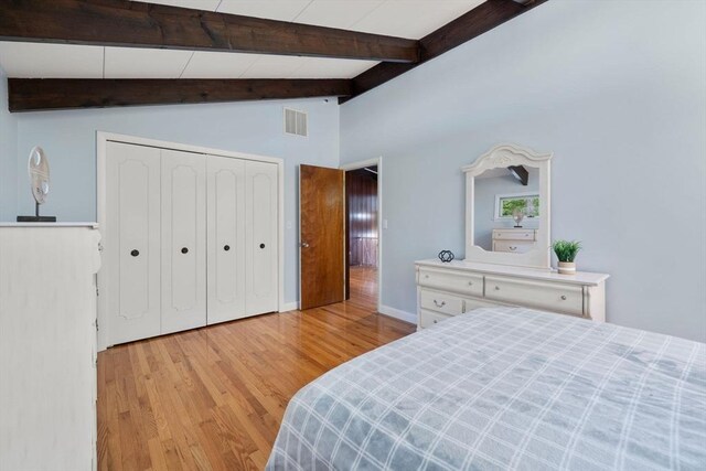181 Thayer Farms Rd, Attleboro, MA 02703 - bedroom with light wood-style floors and a closet