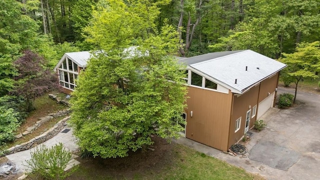 181 Thayer Farms Rd, Attleboro, MA 02703 - view from above of property featuring a forest
