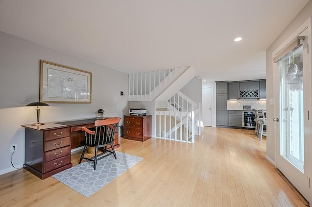 9 Country Club Ln Unit A, Milford, MA 01757 - office featuring light wood-style floors and recessed lighting