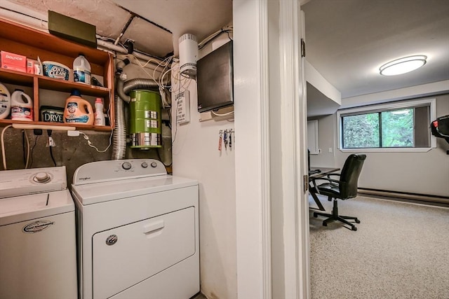 9 Country Club Ln Unit A, Milford, MA 01757 - washroom with washing machine and dryer