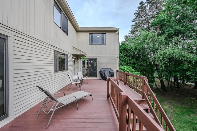9 Country Club Ln Unit A, Milford, MA 01757 - wooden terrace featuring grilling area