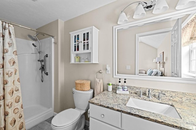 11 Quashnet Woods Dr, Mashpee, MA 02649 - bathroom with vanity and a shower with shower curtain