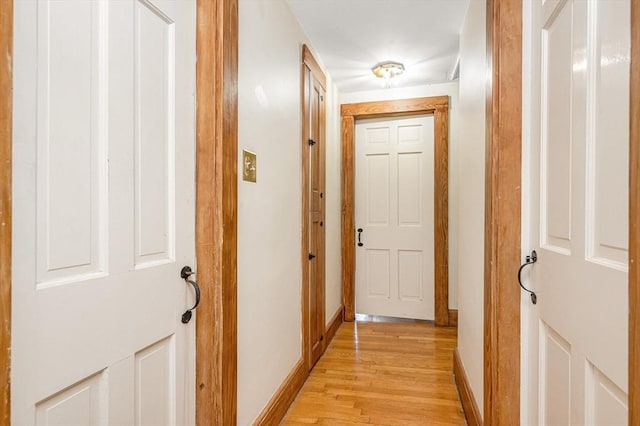 145 Lexington Rd, Billerica, MA 01821 - corridor featuring light wood finished floors and baseboards