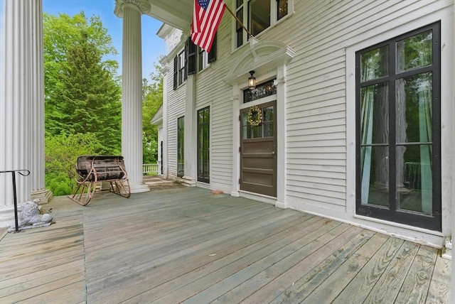 19 Buffington Hill Rd, Worthington, MA 01098 - view of wooden deck
