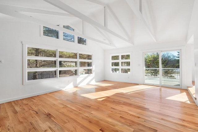 11 Adams St, Foxboro, MA 02035 - unfurnished sunroom featuring beamed ceiling