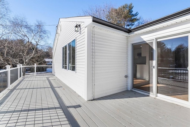 11 Adams St, Foxboro, MA 02035 - view of wooden deck