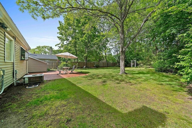19 Oakdale Rd, Canton, MA 02021 - view of yard with a patio area and central AC