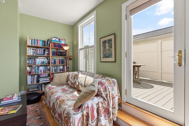 43 Park St Unit 15, Somerville, MA 02143 - living area with wood finished floors