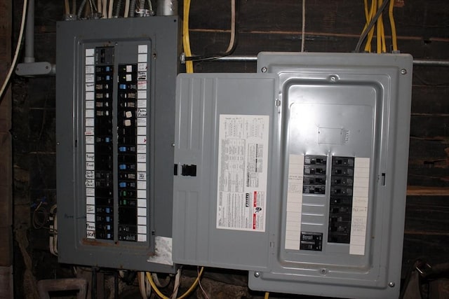 utility room featuring electric panel