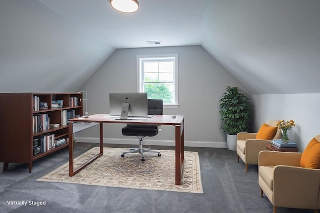 72 N Mast St Unit 1, Goffstown, NH 03045 - carpeted office space with lofted ceiling