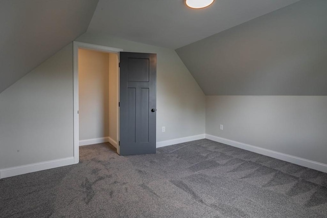 72 N Mast St Unit 1, Goffstown, NH 03045 - additional living space featuring carpet flooring and vaulted ceiling