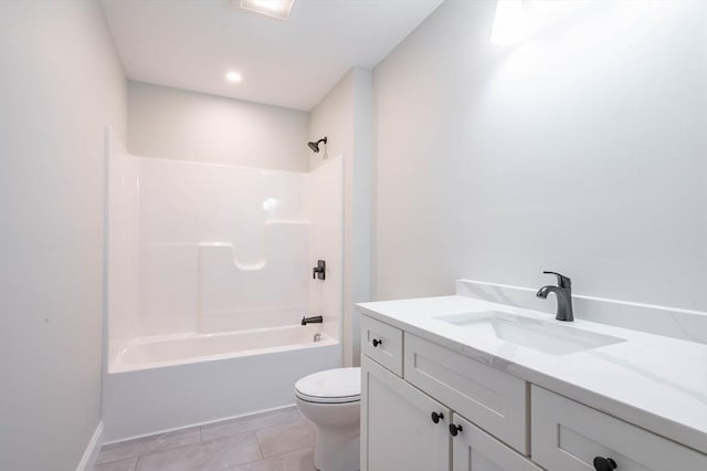 72 N Mast St Unit 1, Goffstown, NH 03045 - bathroom with vanity, tile patterned floors, and bathtub / shower combination