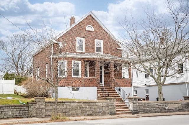 view of front of house featuring a porch