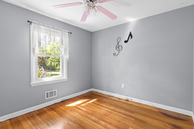 156 Patterson St, Attleboro, MA 02703 - spare room featuring baseboards, light wood finished floors, and a ceiling fan