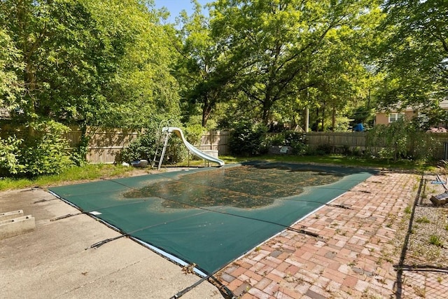 156 Patterson St, Attleboro, MA 02703 - view of swimming pool featuring a fenced backyard