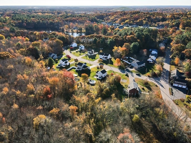 aerial view with a view of trees