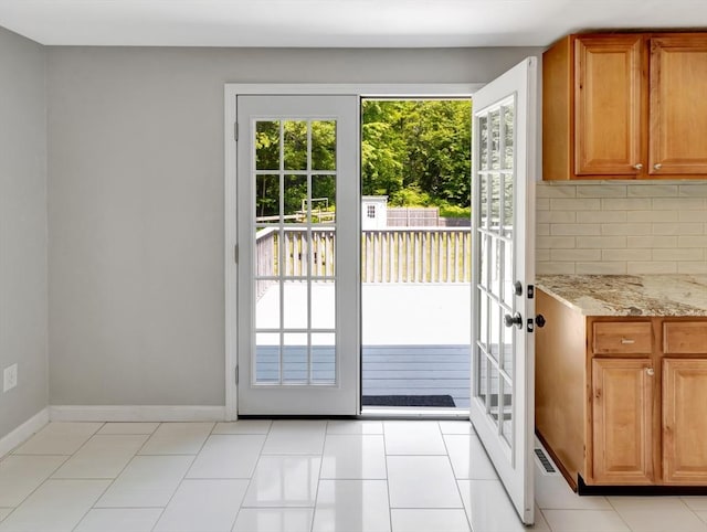 4 Gary Rd, Norton, MA 02766 - doorway featuring french doors and baseboards
