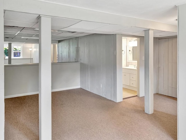 4 Gary Rd, Norton, MA 02766 - below grade area with carpet