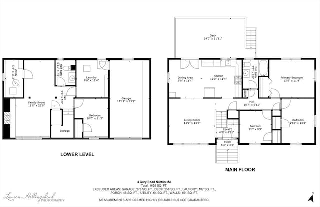 4 Gary Rd, Norton, MA 02766 - view of floor plan / room layout