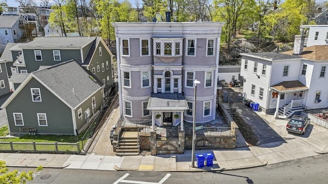 drone / aerial view featuring a residential view