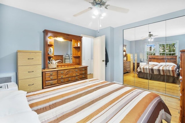 80 Brush Hill Ave Unit 33, West Springfield, MA 01089 - bedroom with a closet and ceiling fan