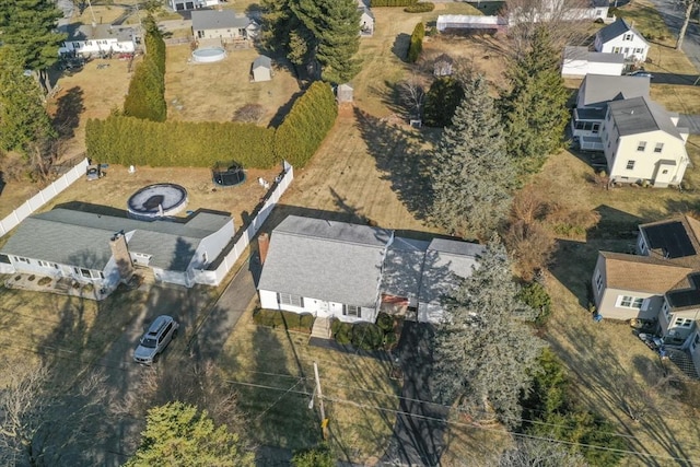 drone / aerial view featuring a residential view