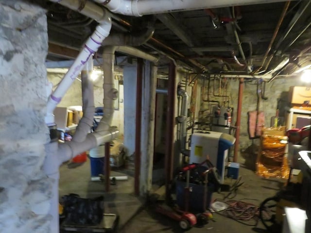 82 Main St, Blackstone, MA 01504 - view of unfinished basement