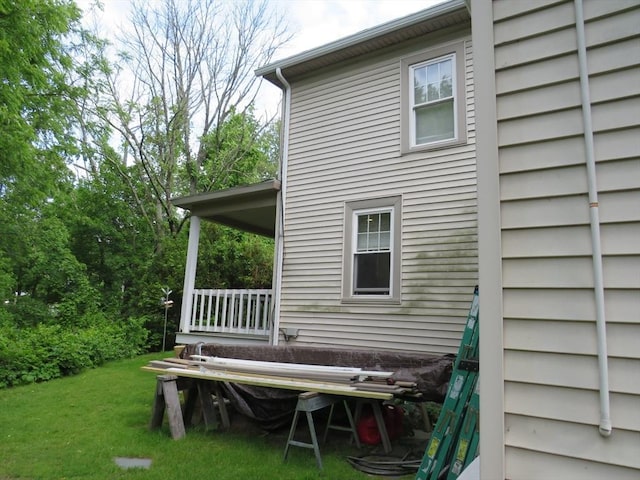 82 Main St, Blackstone, MA 01504 - back of property featuring a lawn