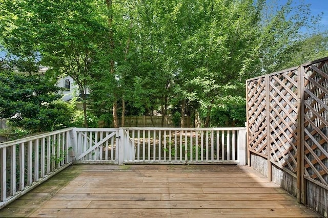 view of deck