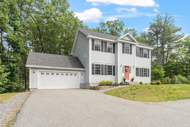 131 Great Rd, Shirley, MA 01464 - view of front of home featuring asphalt driveway and a garage