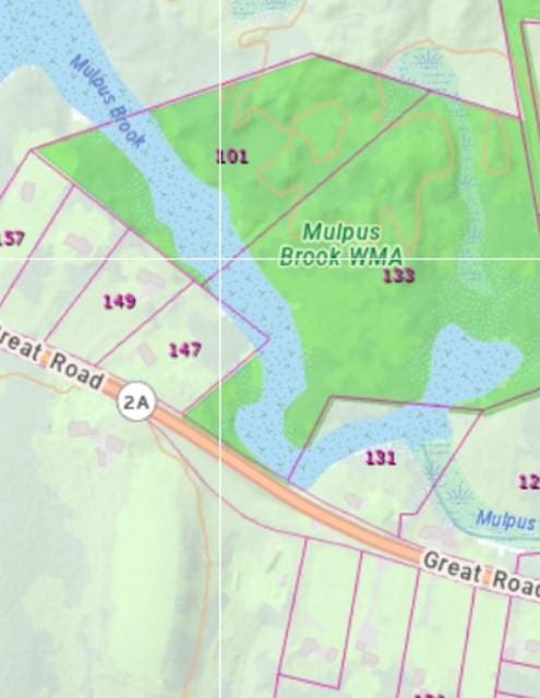 131 Great Rd, Shirley, MA 01464 - map / location featuring property boundaries highlighted