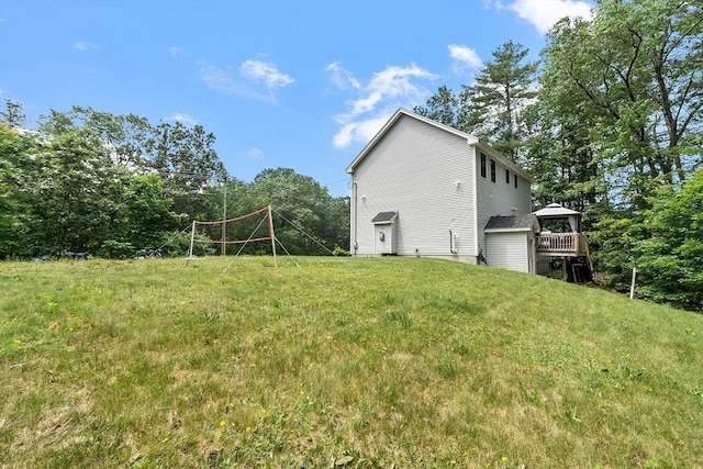 131 Great Rd, Shirley, MA 01464 - view of side of property with a yard and a deck