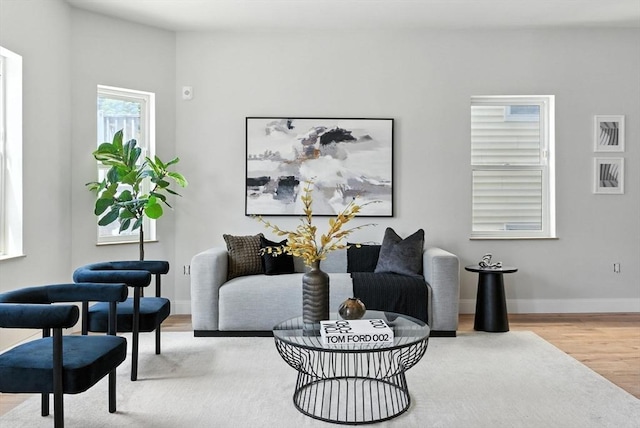 34 Woodford St Unit 2, Boston, MA 02125 - living area with wood finished floors and baseboards