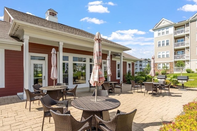 view of patio / terrace featuring grilling area