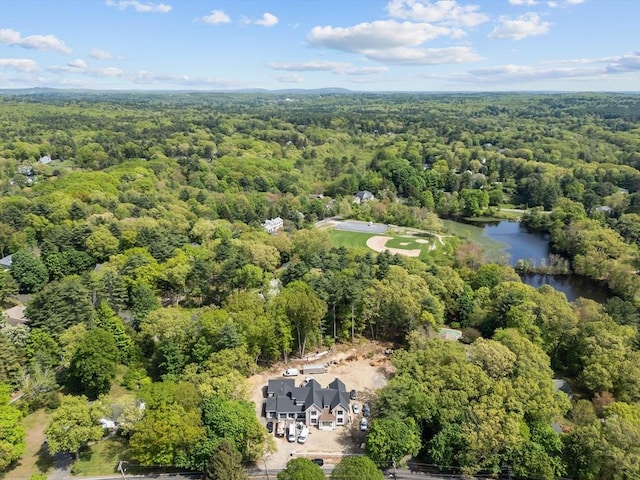 1780 Central Ave, Needham, MA 02492 - view of property location featuring a heavily wooded area and a large body of water