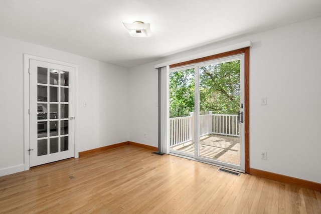 35 Bemis St, Weston, MA 02493 - unfurnished room with baseboards and light wood-style flooring
