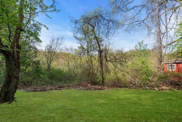 35 Bemis St, Weston, MA 02493 - view of green lawn featuring a forest view