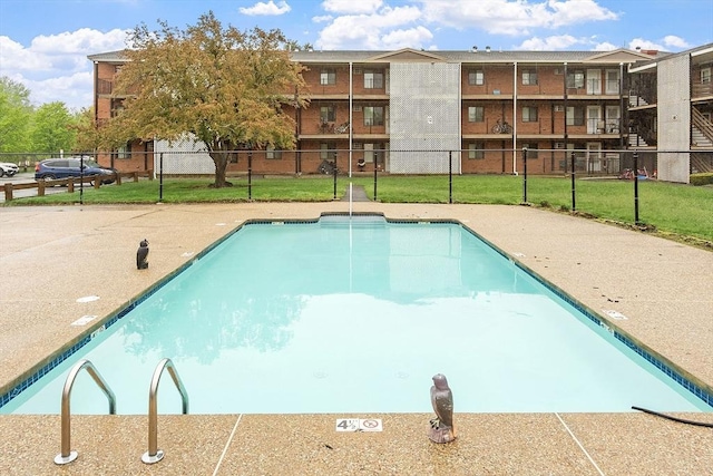 view of community pool