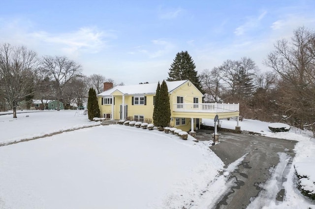 view of front of home