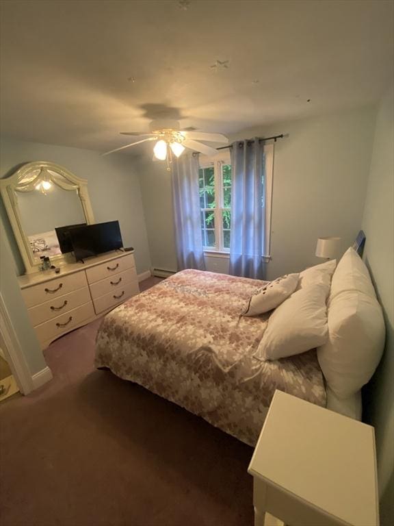 52 Cranberry Rd, Hanson, MA 02341 - bedroom with ceiling fan and baseboards
