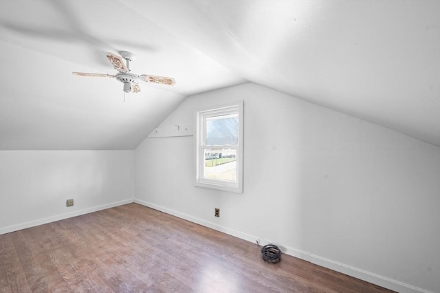 5 Northgate Rd, Chelmsford, MA 01824 - bonus room featuring wood finished floors, lofted ceiling, and ceiling fan