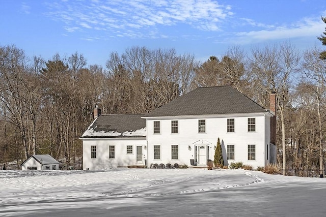 view of front of property