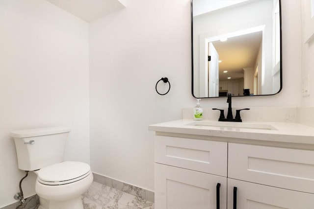 776 Allen St, Dartmouth, MA 02747 - bathroom with marble finish flooring and vanity