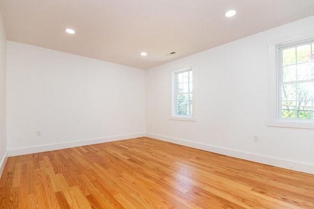 776 Allen St, Dartmouth, MA 02747 - unfurnished room featuring healthy amount of natural light, light wood finished floors, and recessed lighting