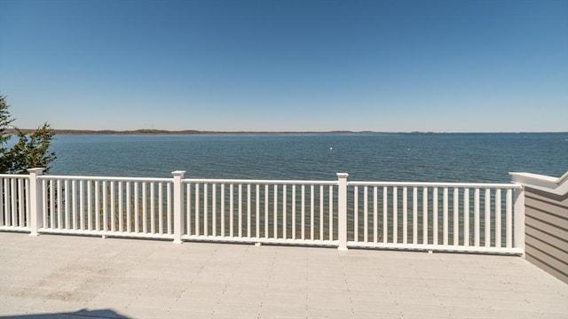 property view of water