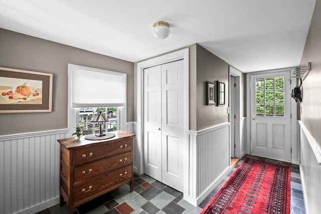 18 E St, Beverly, MA 01915 - entrance foyer featuring wainscoting