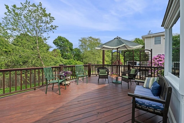 18 E St, Beverly, MA 01915 - view of wooden deck