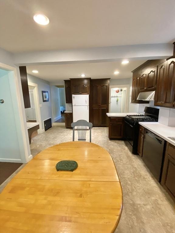 54 Hilltop St, Quincy, MA 02169 - dining space with recessed lighting and baseboards
