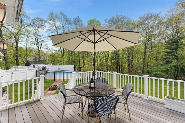 3 Wildflower Dr, Sutton, MA 01590 - deck featuring a fenced backyard and outdoor dining space