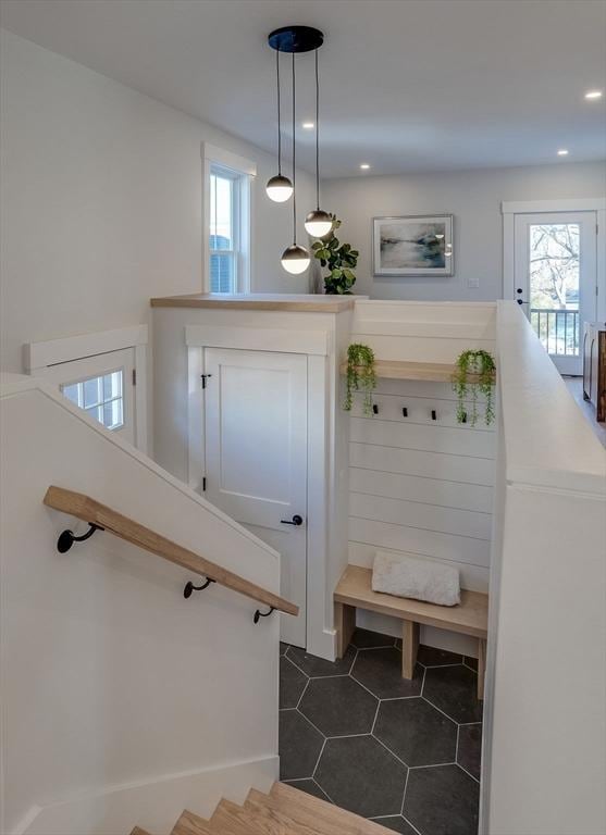 mudroom featuring a healthy amount of sunlight